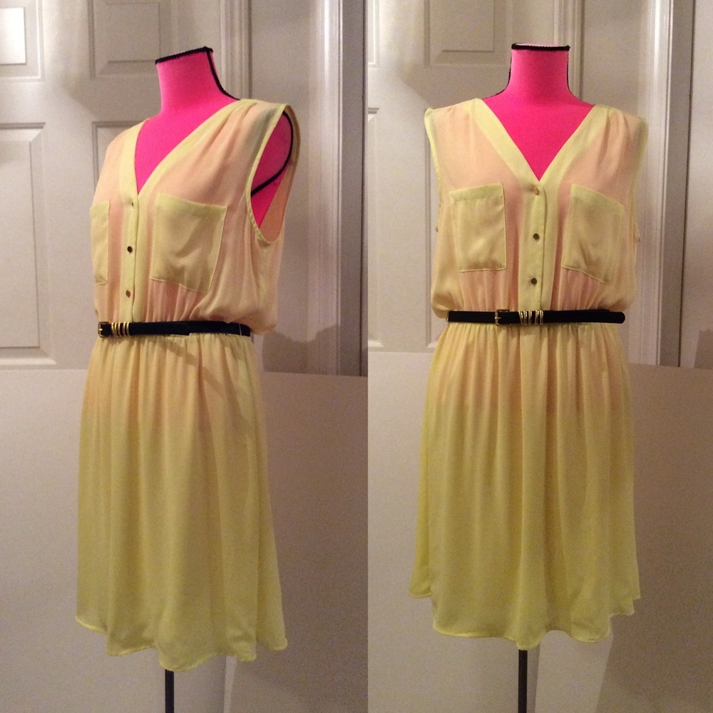 New H&M dress with detachable belt